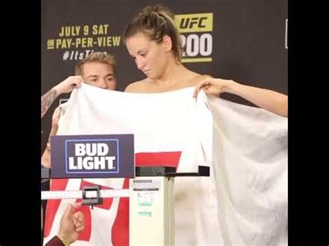 Miesha Tate towel incident at the weigh ins for UFC 200